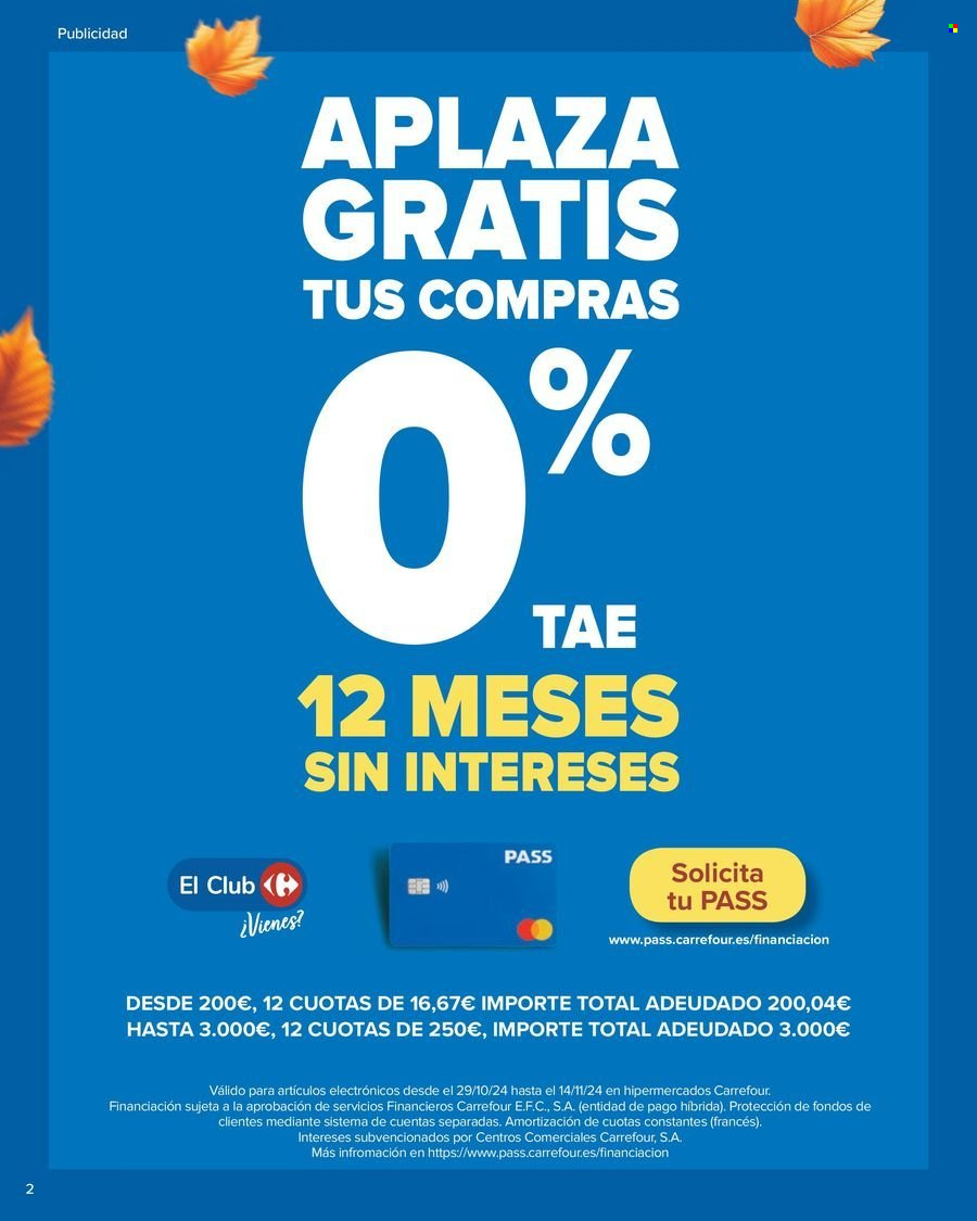 Folleto Carrefour - 29/10/24 - 14/11/24. Página 2
