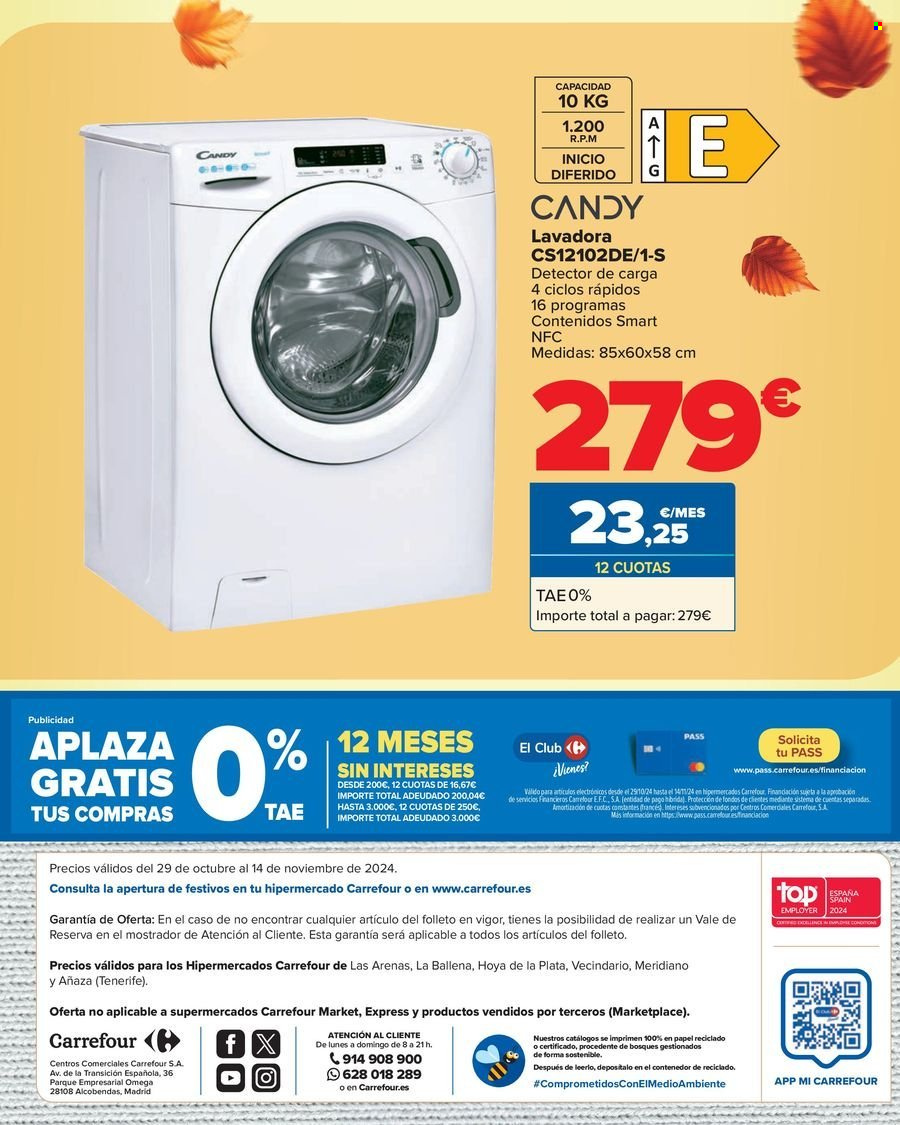 Folleto Carrefour - 29/10/24 - 14/11/24. Página 24