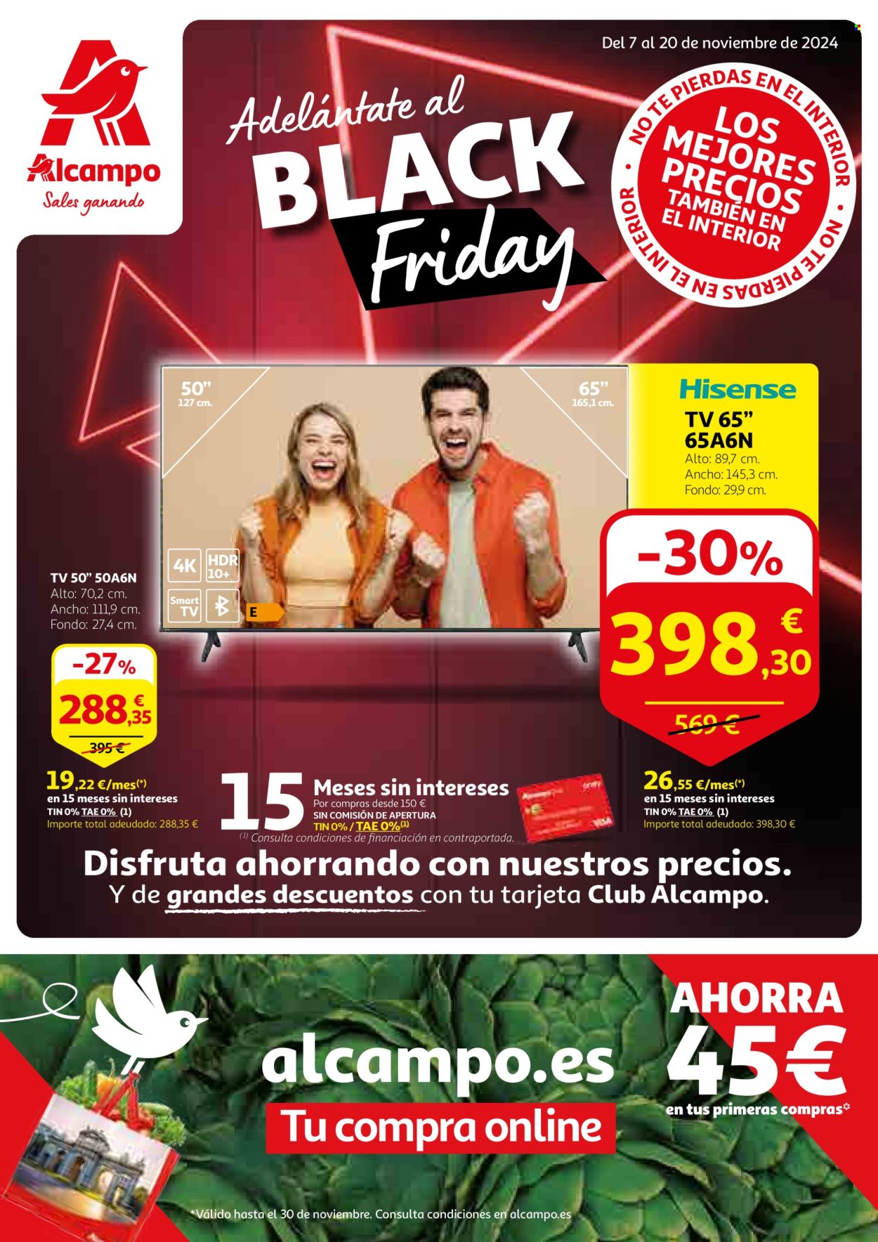 Folleto Alcampo - 07/11/24 - 20/11/24. Página 1