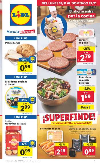 Folleto actual Lidl - 18/11/24 - 24/11/24.