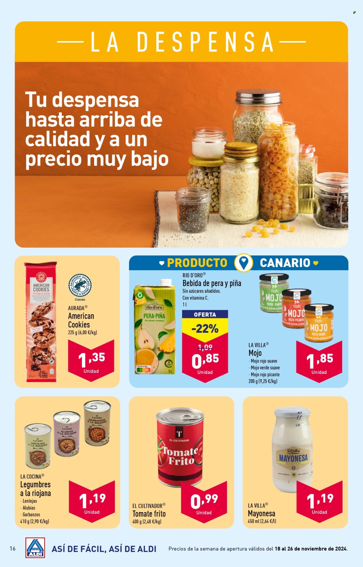 Folleto Aldi - 18/11/24 - 26/11/24. Página 16