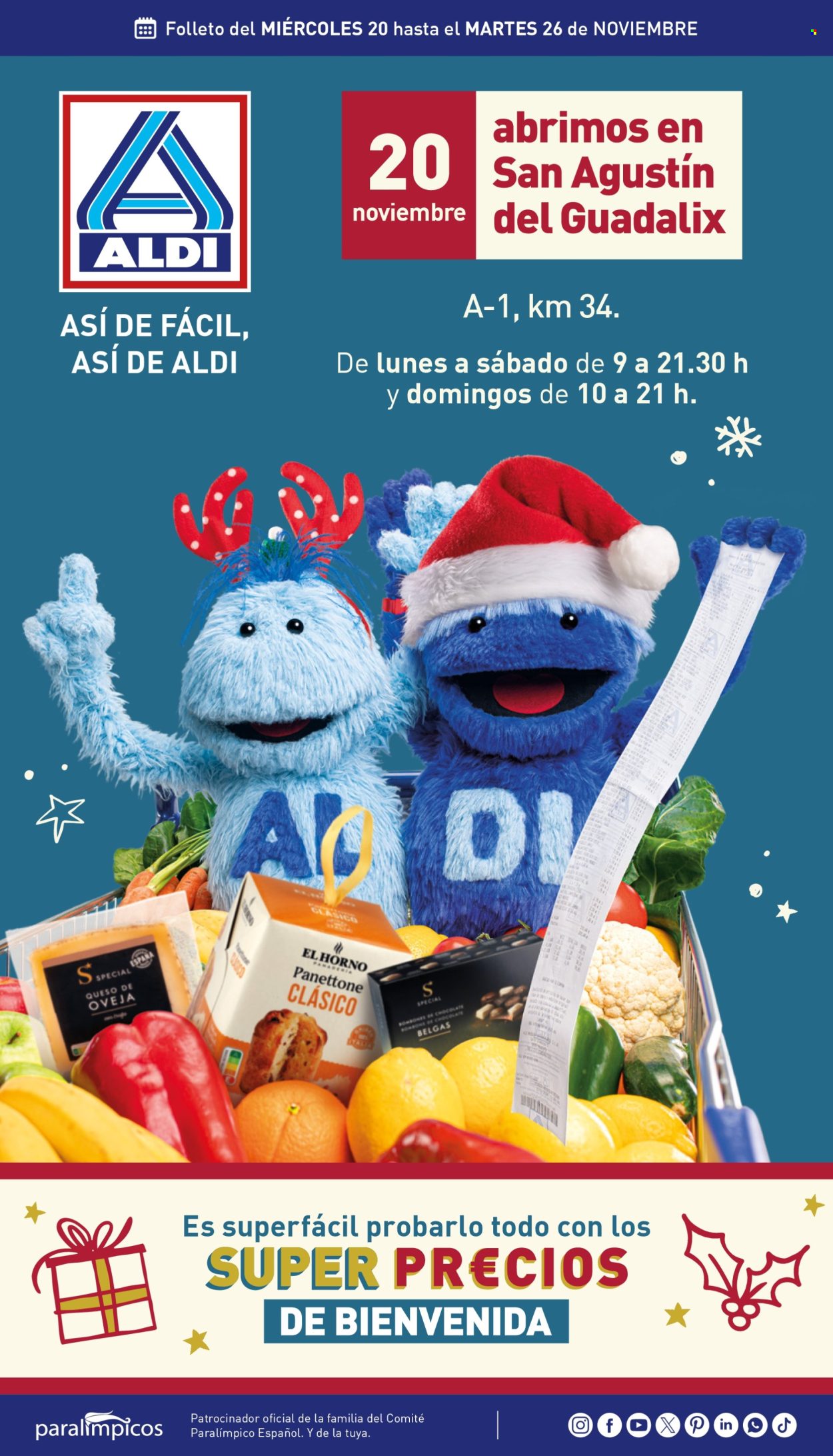 Folleto Aldi - 20/11/24 - 26/11/24. Página 1