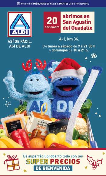 Folleto actual Aldi - 20/11/24 - 26/11/24.