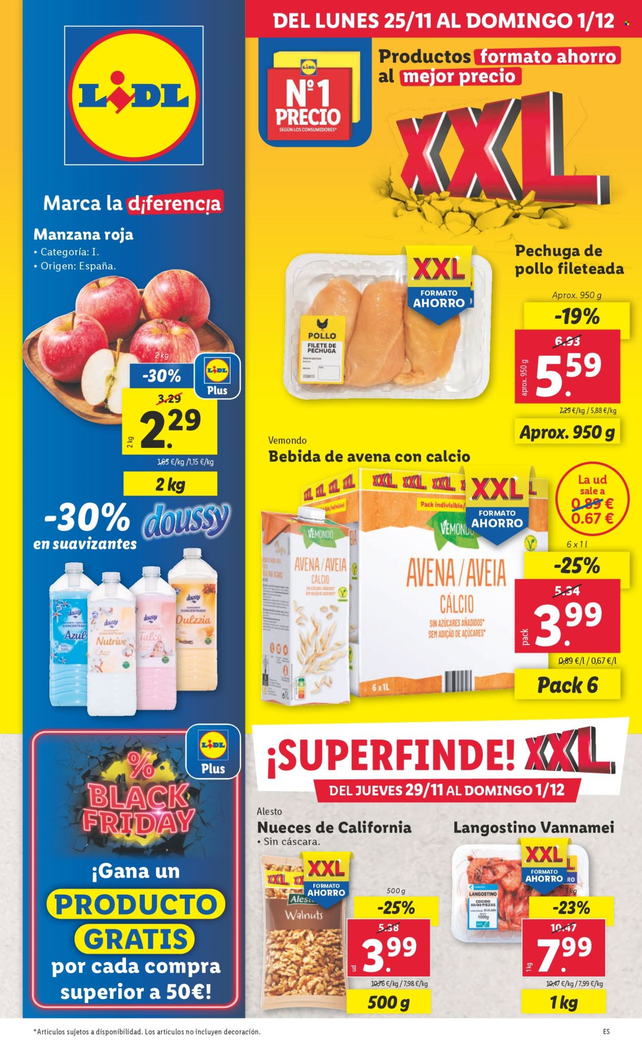 Folleto Lidl - 25/11/24 - 01/12/24. Página 1