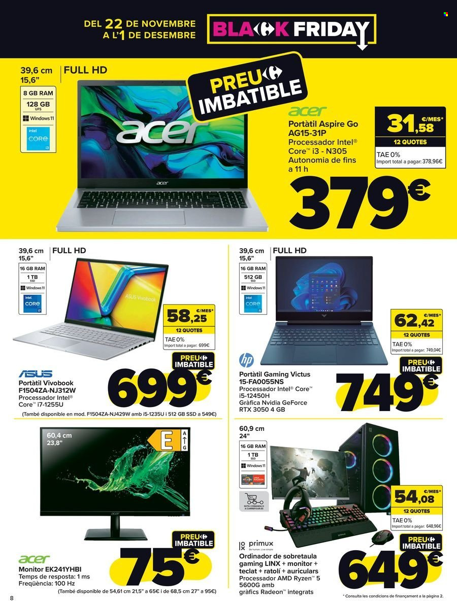 Folleto Carrefour - 22/11/24 - 01/12/24. Página 8