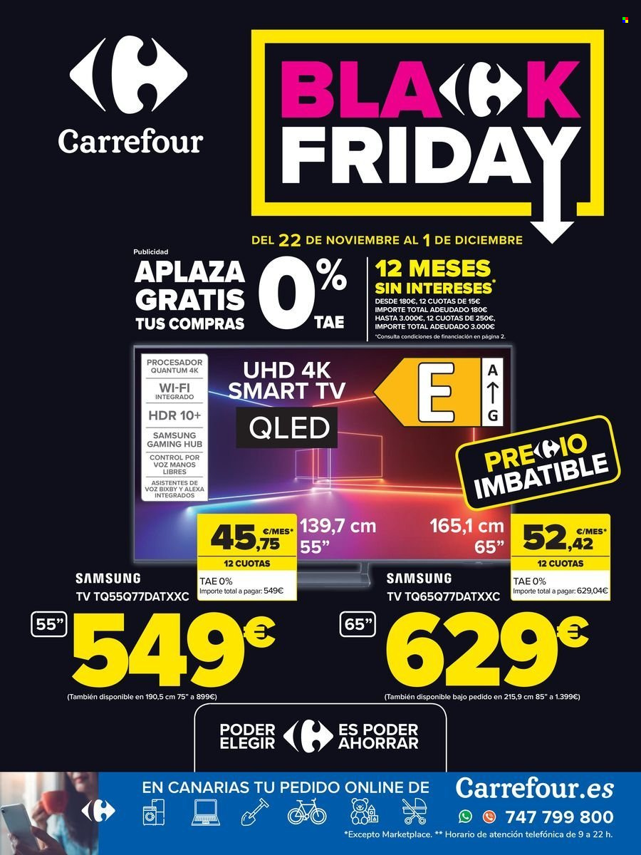 Folleto Carrefour - 22/11/24 - 01/12/24. Página 1