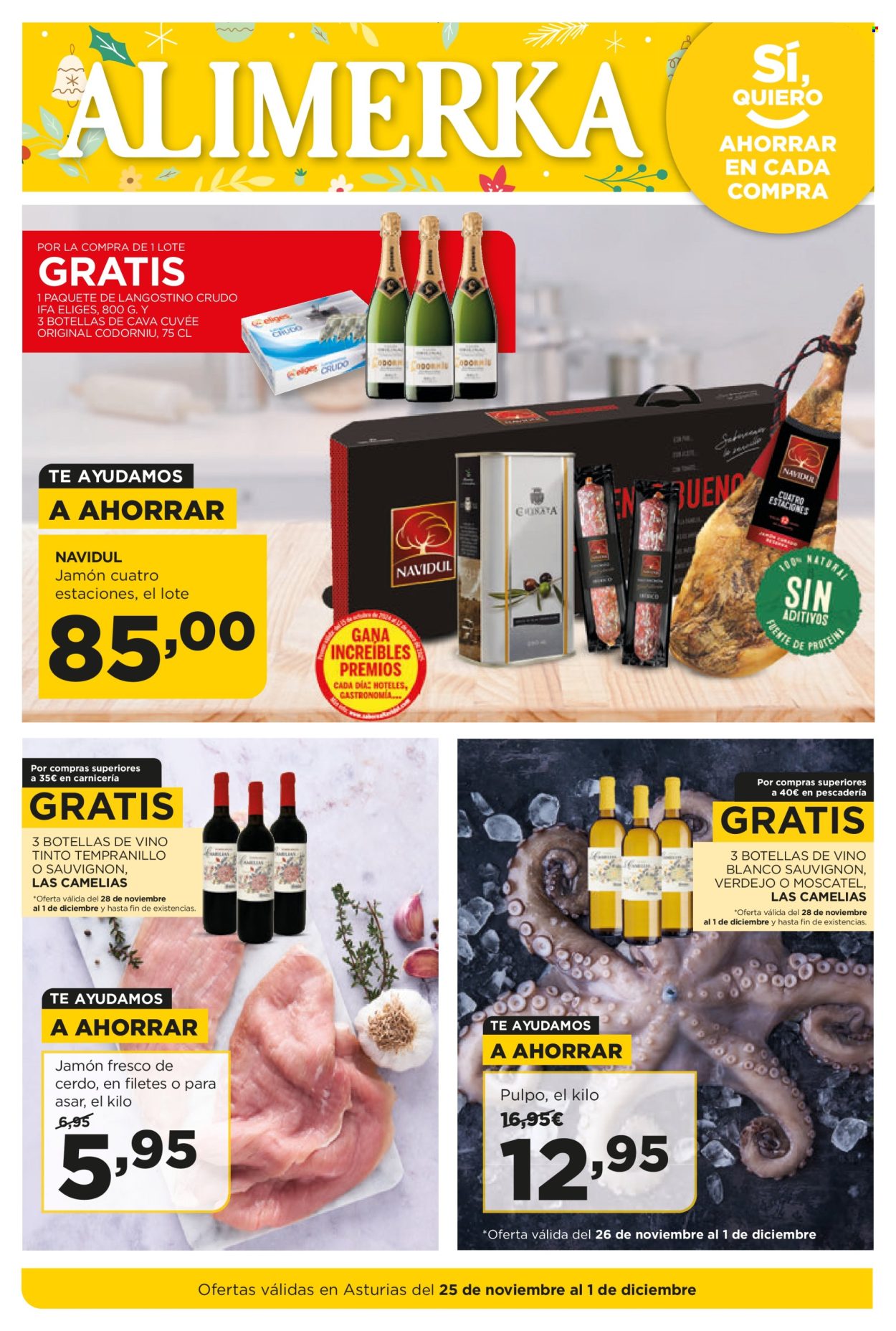 Folleto Alimerka - 25/11/24 - 01/12/24. Página 1