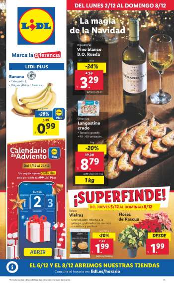 Folleto actual Lidl - 02/12/24 - 08/12/24.