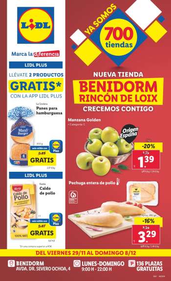 Folleto actual Lidl - 29/11/24 - 08/12/24.