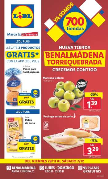 Folleto actual Lidl - 29/11/24 - 07/12/24.