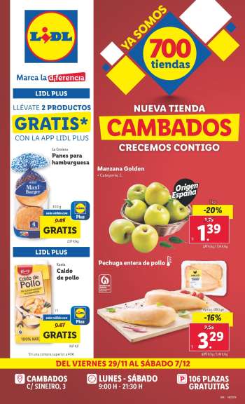 Folleto actual Lidl - 29/11/24 - 07/12/24.