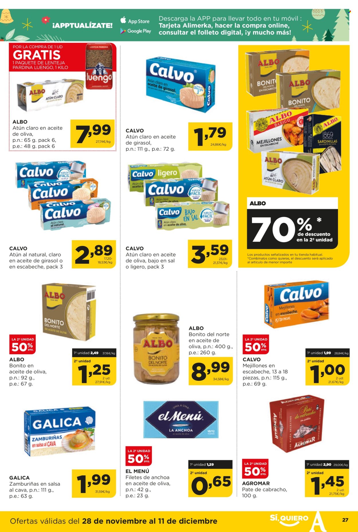 Folleto Alimerka - 28/11/24 - 11/12/24. Página 29