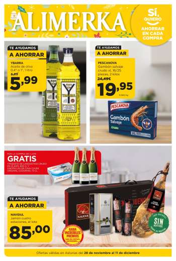 Folleto actual Alimerka - 28/11/24 - 11/12/24.