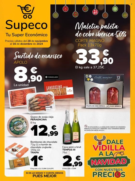 Folleto Supeco - 28/11/24 - 16/12/24. Página 1