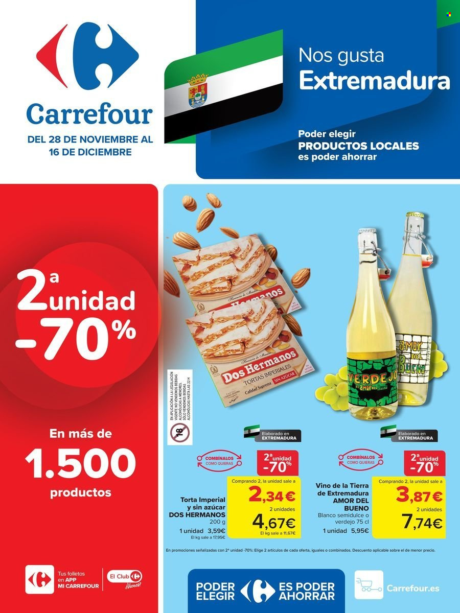 Folleto Carrefour - 28/11/24 - 16/12/24. Página 1