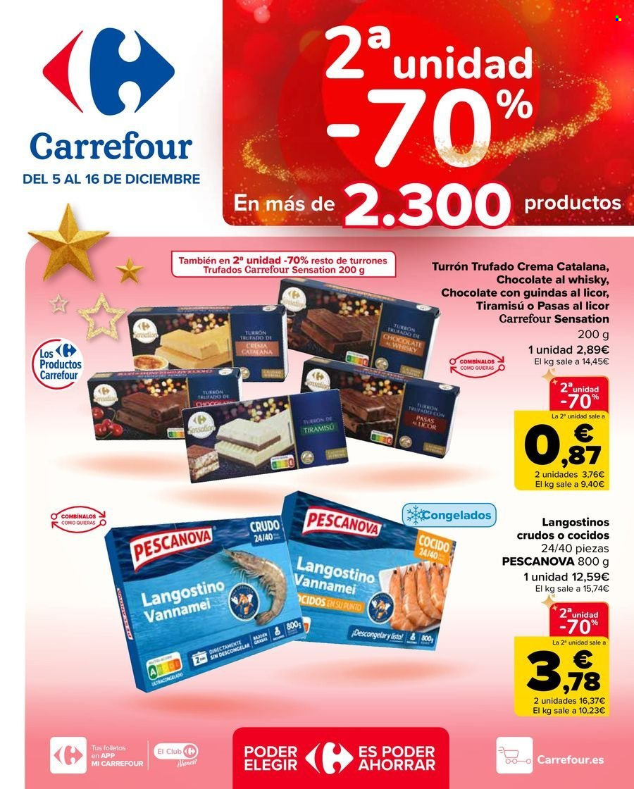 Folleto Carrefour - 05/12/24 - 16/12/24. Página 1
