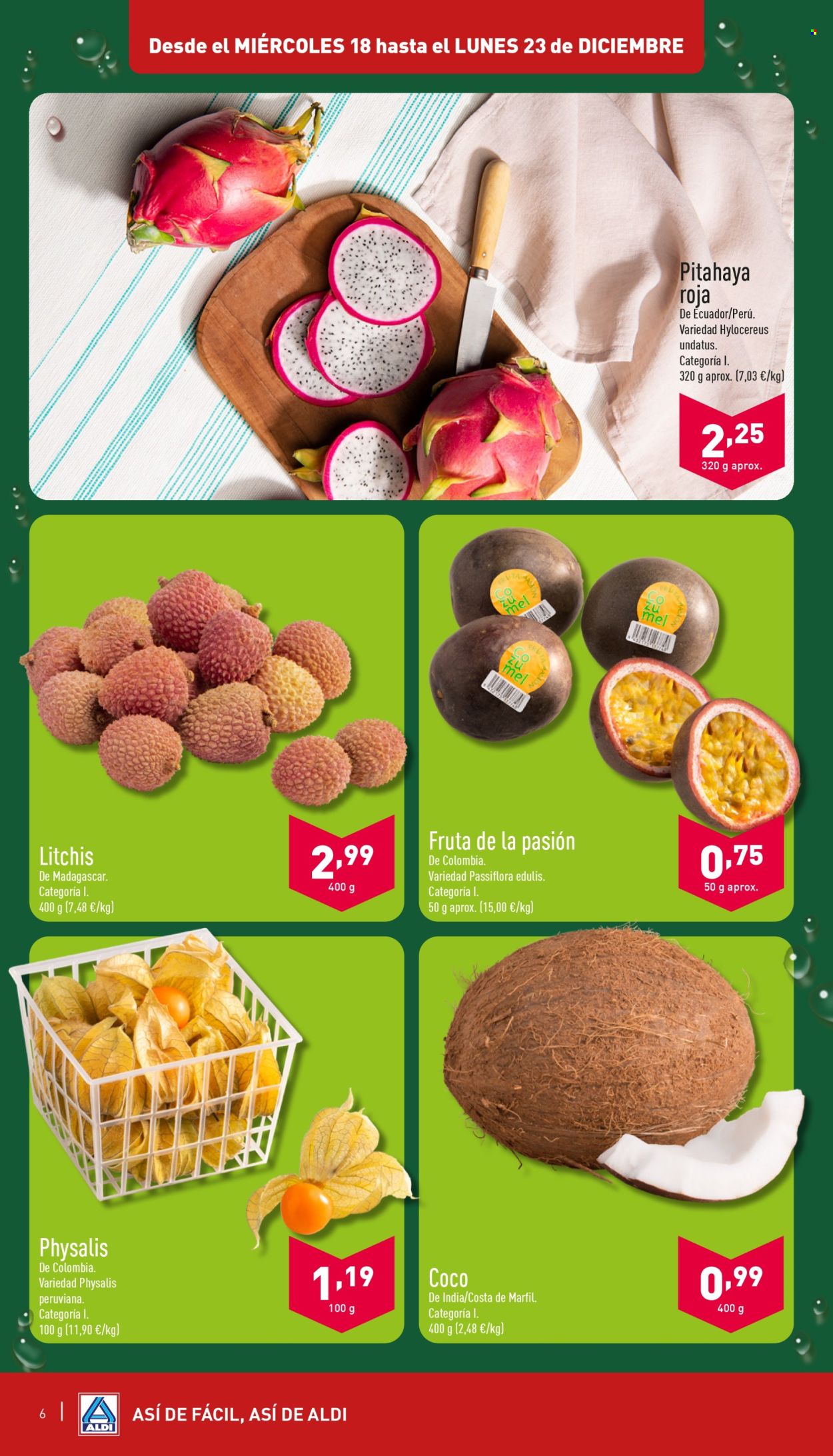 Folleto Aldi - 18/12/24 - 23/12/24. Página 6