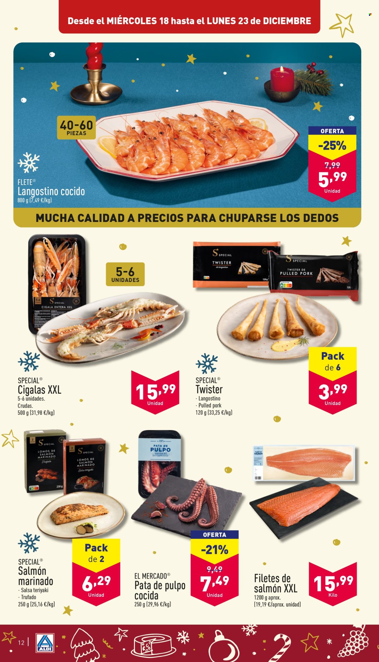 Folleto Aldi - 18/12/24 - 23/12/24. Página 12