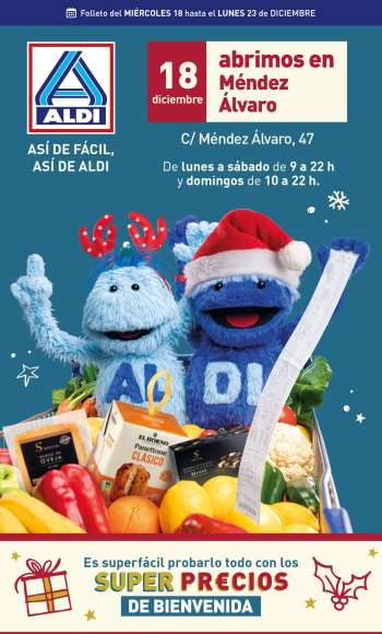 Folleto actual Aldi - 18/12/24 - 23/12/24.