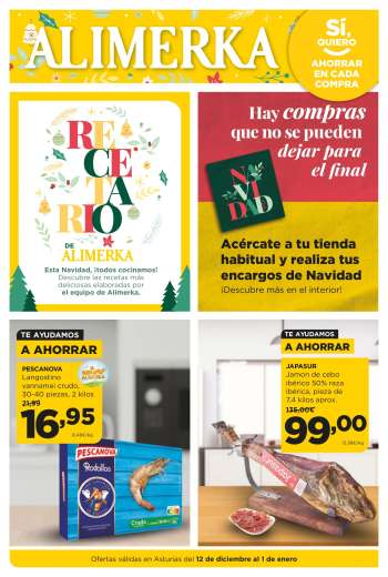 Folleto actual Alimerka - 12/12/24 - 01/01/25.