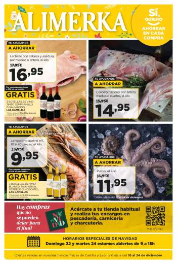 Folleto actual Alimerka - 16/12/24 - 24/12/24.