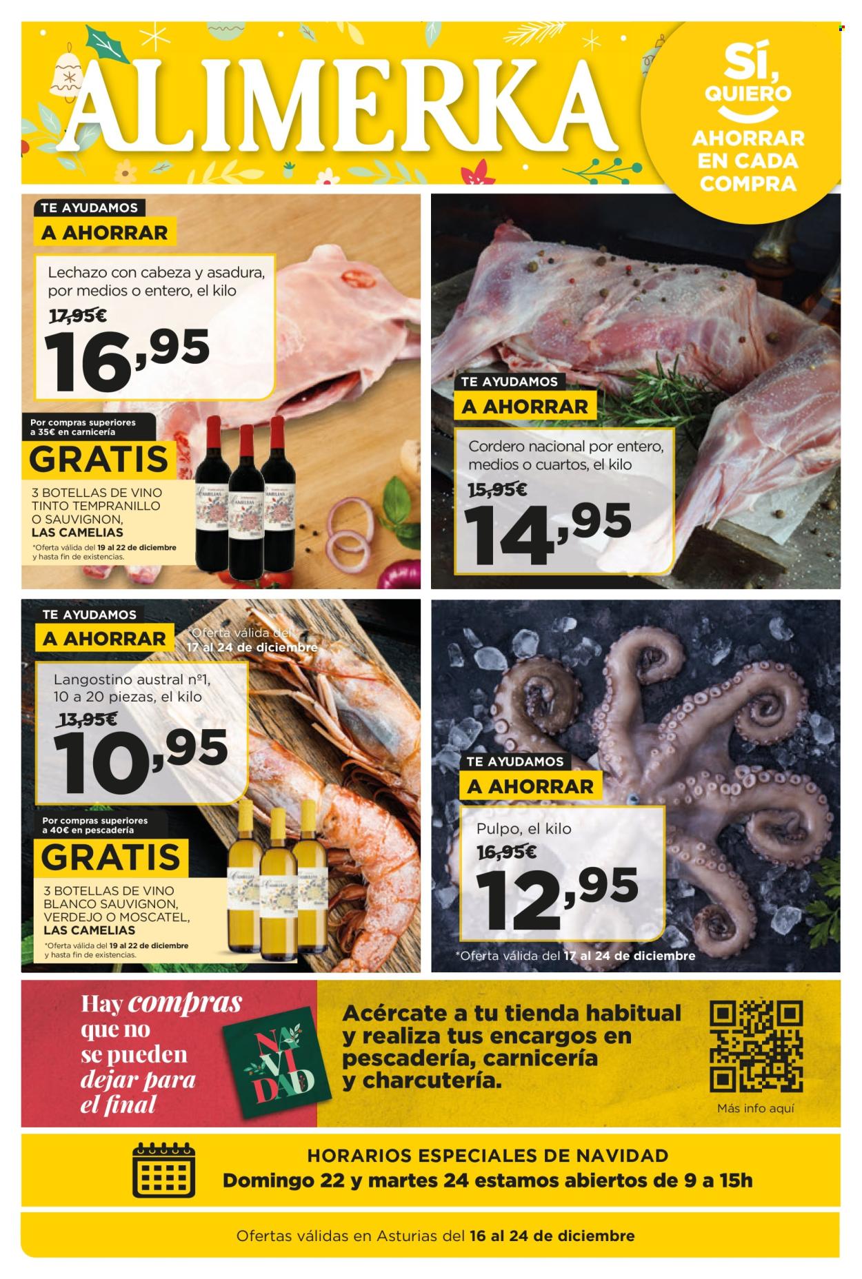 Folleto Alimerka - 16/12/24 - 24/12/24. Página 1