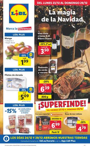 Folleto actual Lidl - 23/12/24 - 29/12/24.