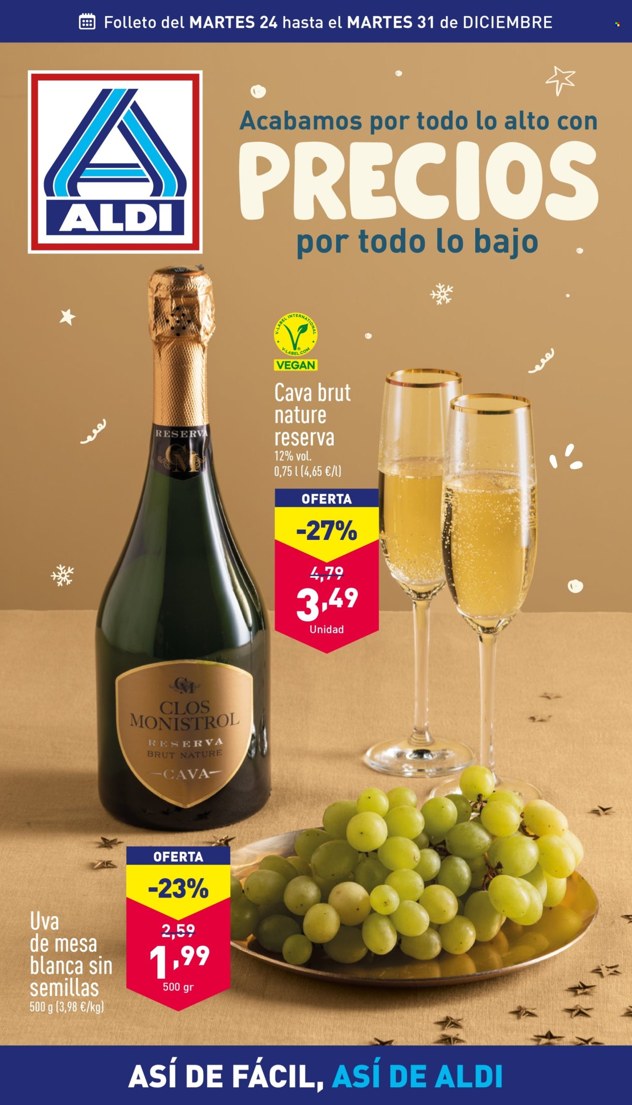 Folleto Aldi - 24/12/24 - 31/12/24. Página 1