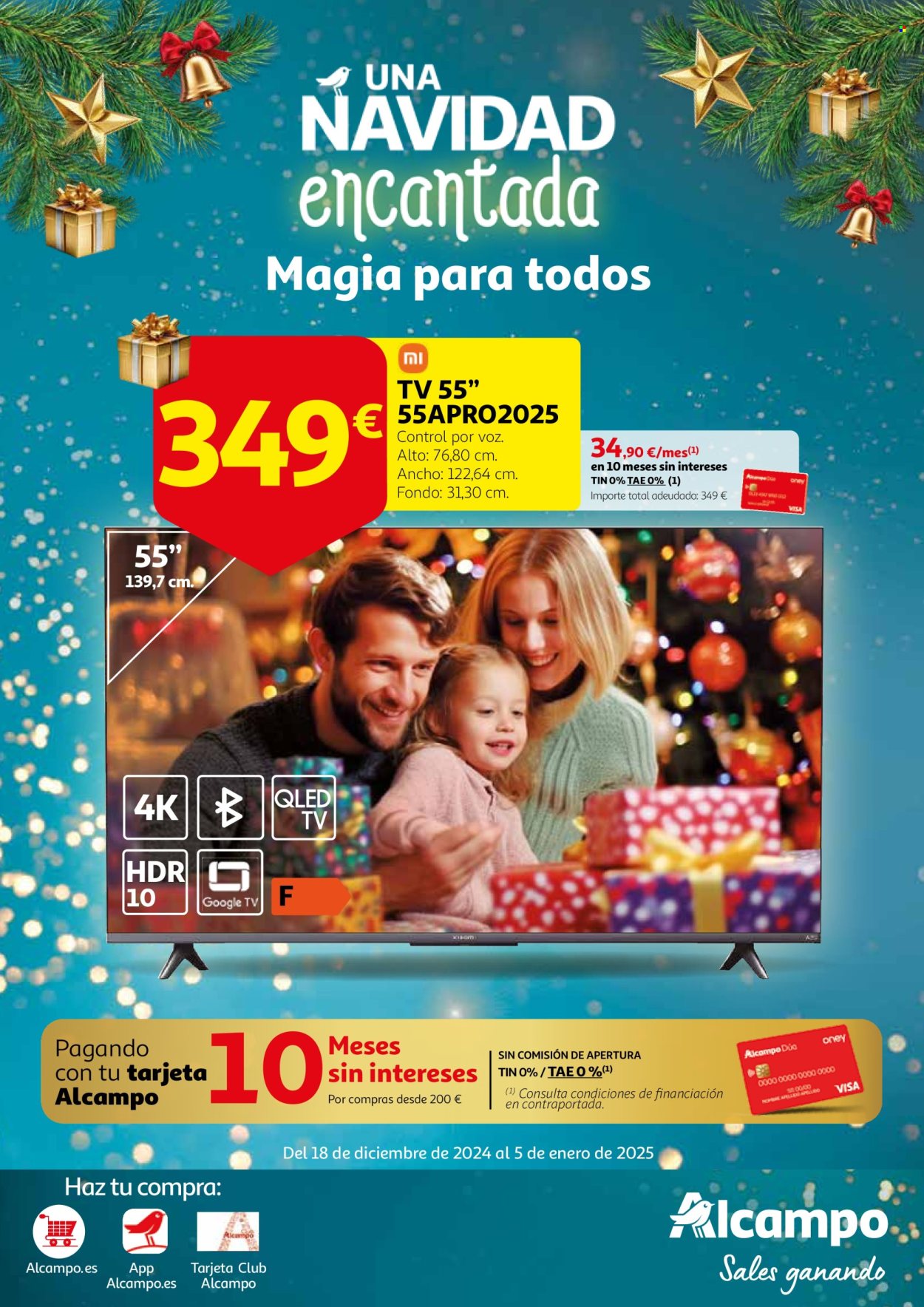 Folleto Alcampo - 18/12/24 - 05/01/25. Página 1