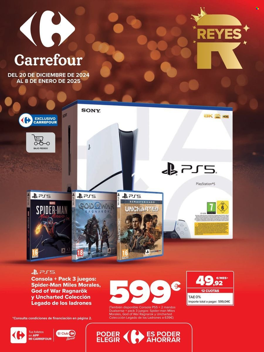 Folleto Carrefour - 20/12/24 - 08/01/25. Página 1