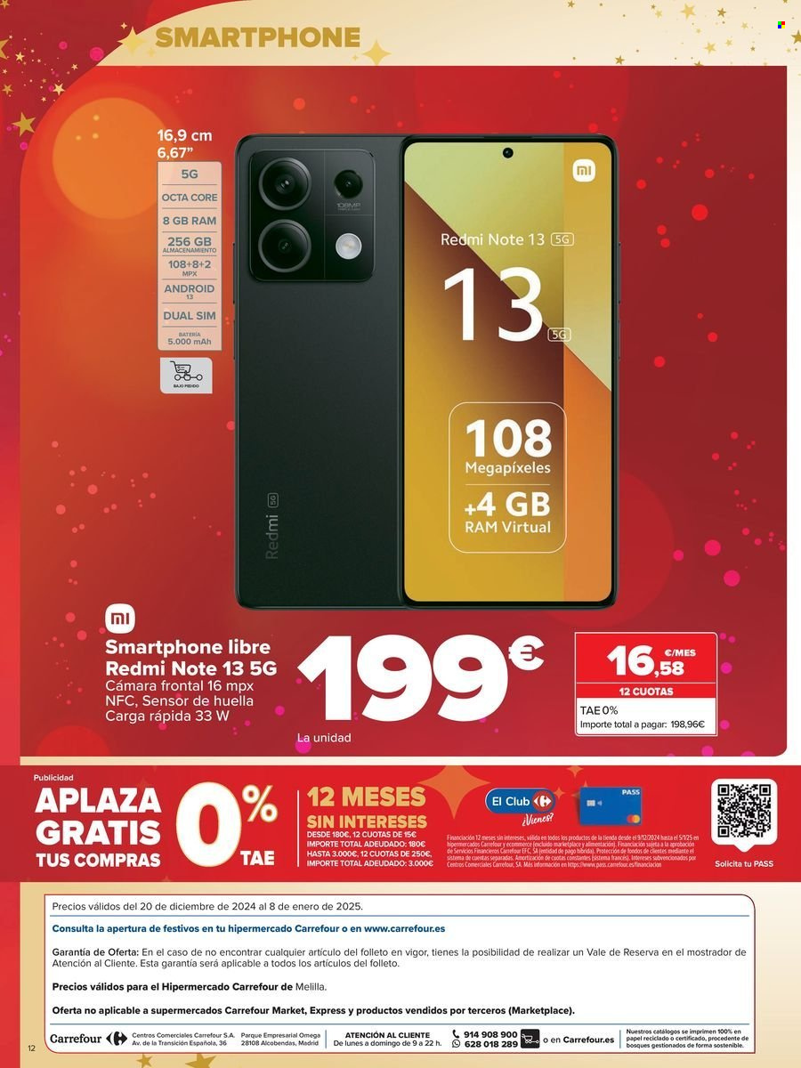 Folleto Carrefour - 20/12/24 - 08/01/25. Página 12