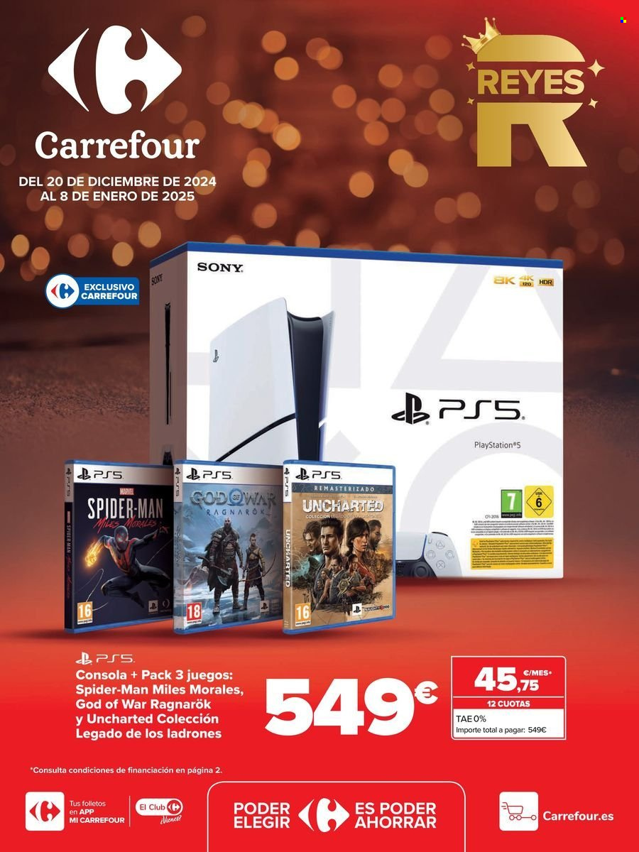 Folleto Carrefour - 20/12/24 - 08/01/25. Página 1
