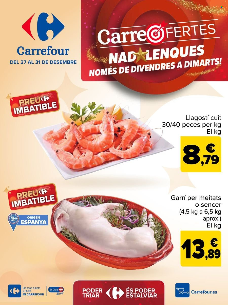 Folleto Carrefour - 27/12/24 - 31/12/24. Página 1