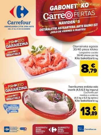 Folleto actual Carrefour - 27/12/24 - 31/12/24.