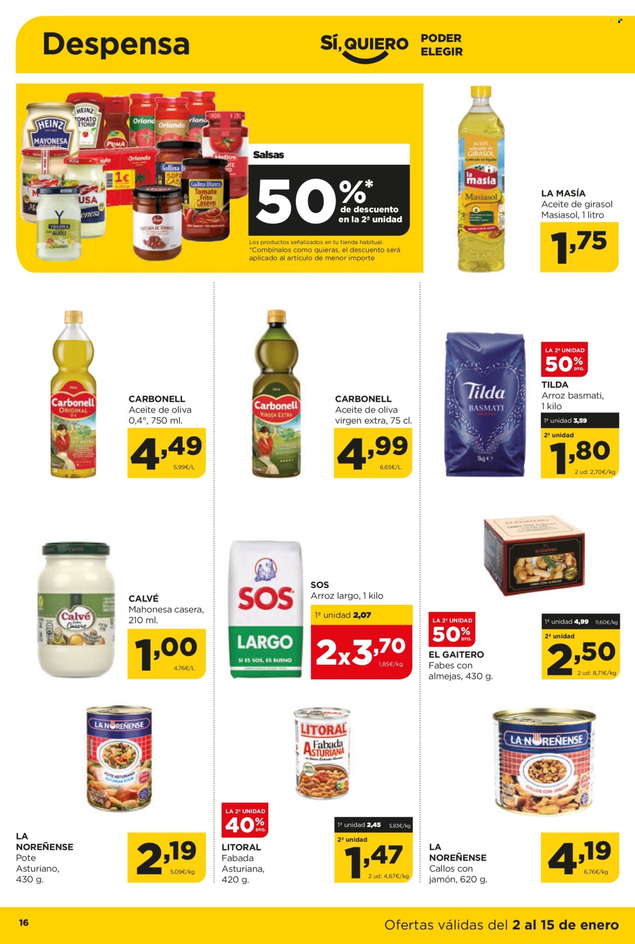 Folleto Alimerka - 02/01/25 - 15/01/25. Página 16