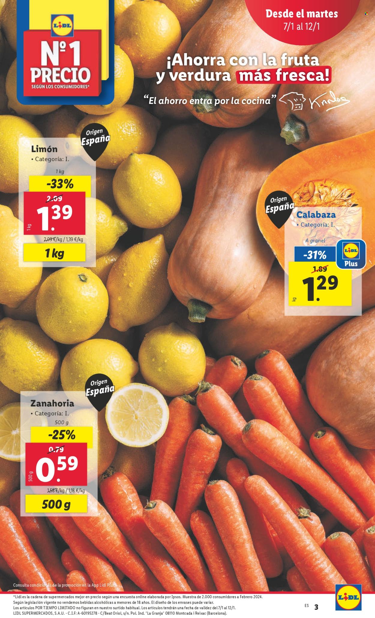 Folleto Lidl - 07/01/25 - 12/01/25. Página 3