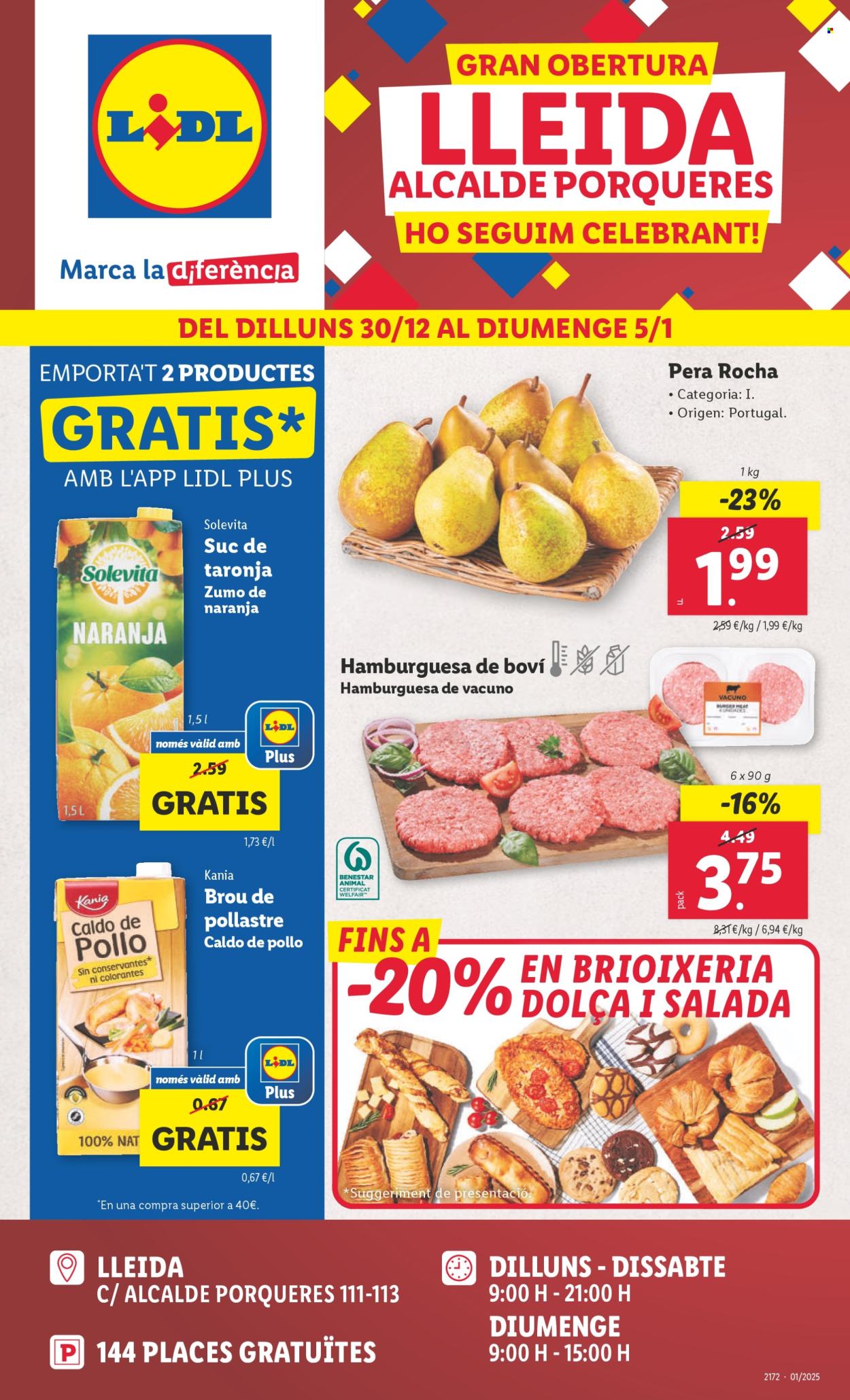 Folleto Lidl - 30/12/24 - 05/01/25. Página 1
