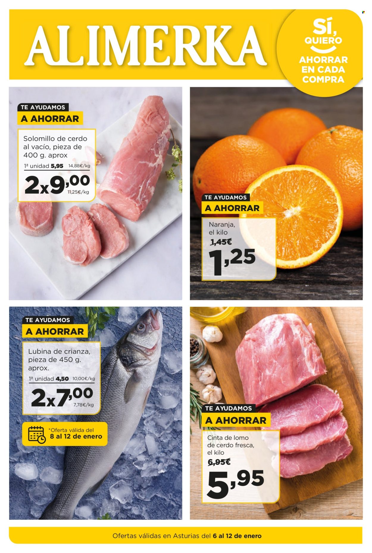 Folleto Alimerka - 06/01/25 - 12/01/25. Página 1
