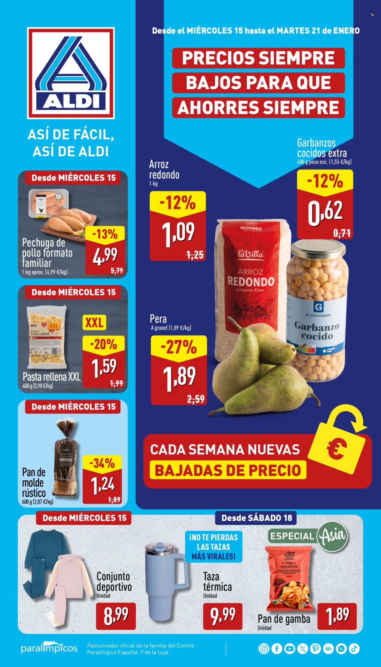 Folleto Aldi - 15/01/25 - 21/01/25. Página 1