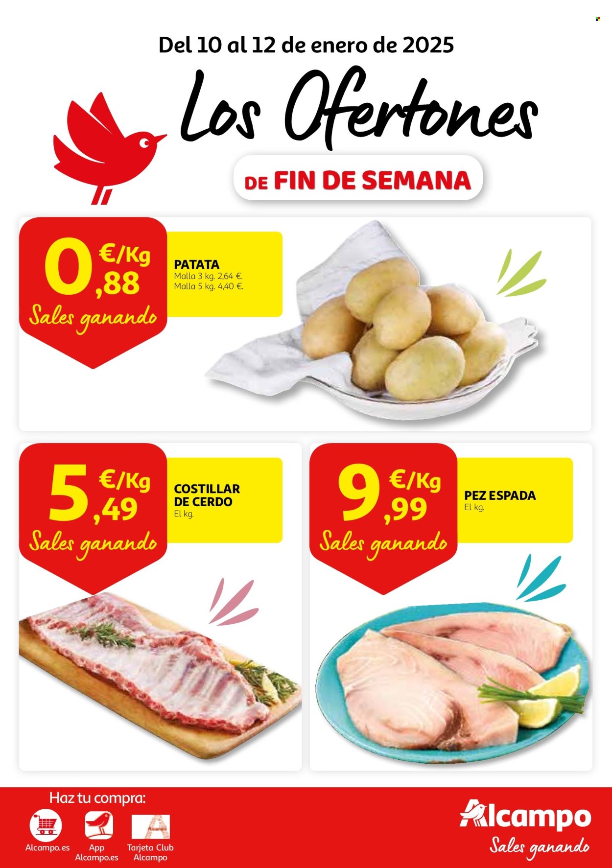 Folleto Alcampo - 10/01/25 - 12/01/25. Página 1