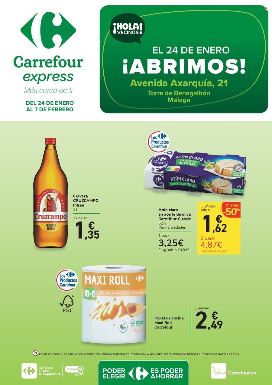 Folleto Carrefour - 24/01/25 - 07/02/25. Página 1