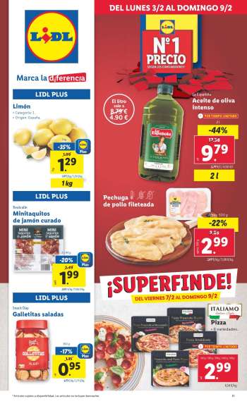 Folleto actual Lidl - 03/02/25 - 09/02/25.