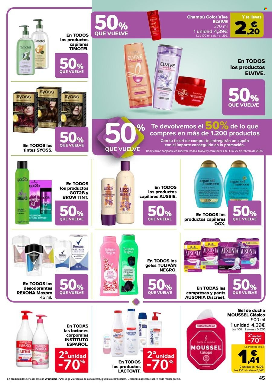 Folleto Carrefour - 28/01/25 - 12/02/25. Página 45
