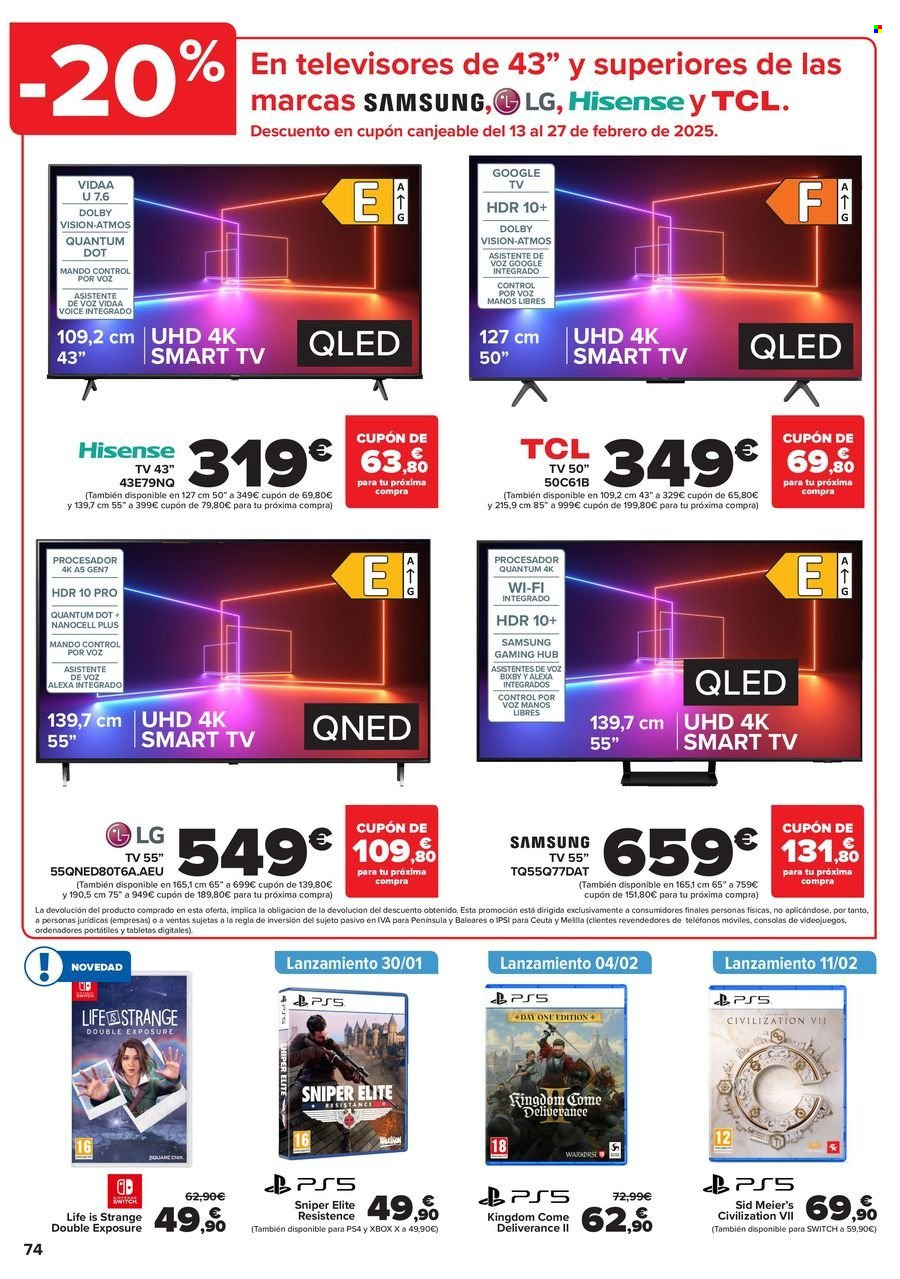 Folleto Carrefour - 28/01/25 - 12/02/25. Página 74