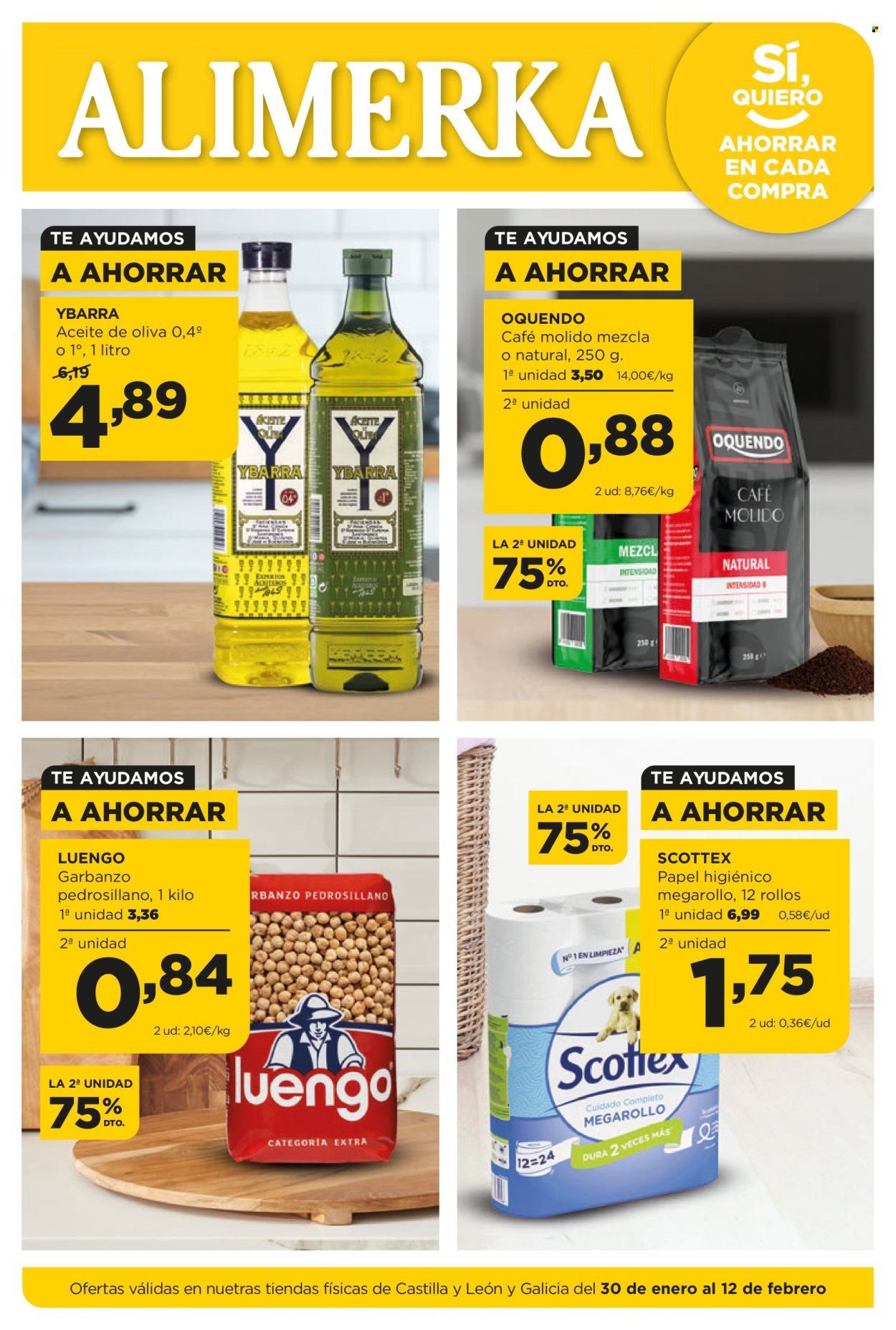 Folleto Alimerka - 30/01/25 - 12/02/25. Página 1