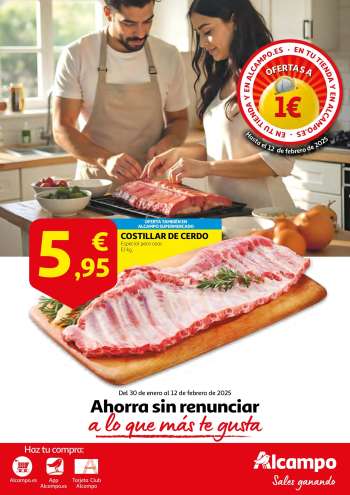 Folleto actual Alcampo - 30/01/25 - 12/02/25.