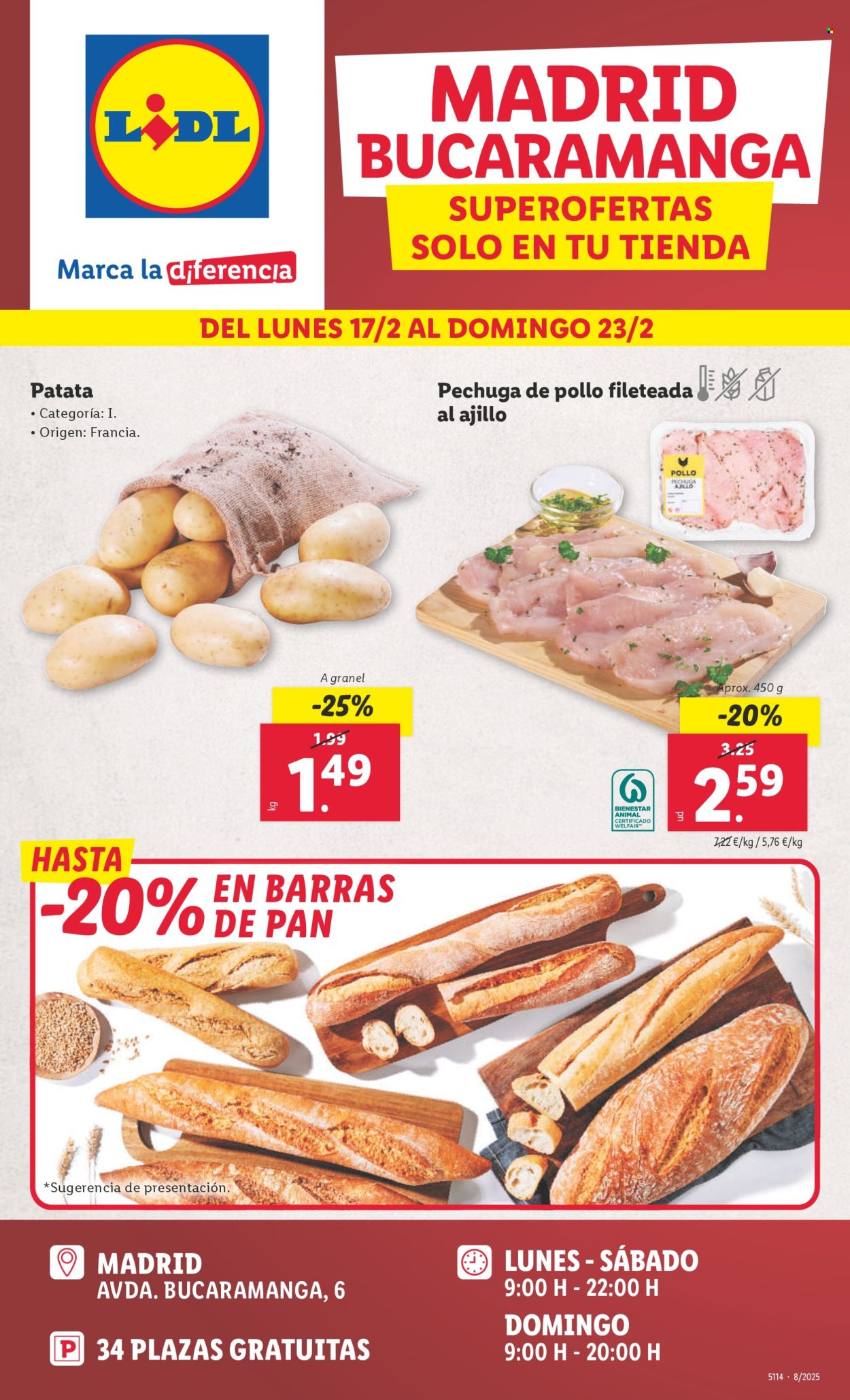 Folleto Lidl - 17/02/25 - 23/02/25. Página 1