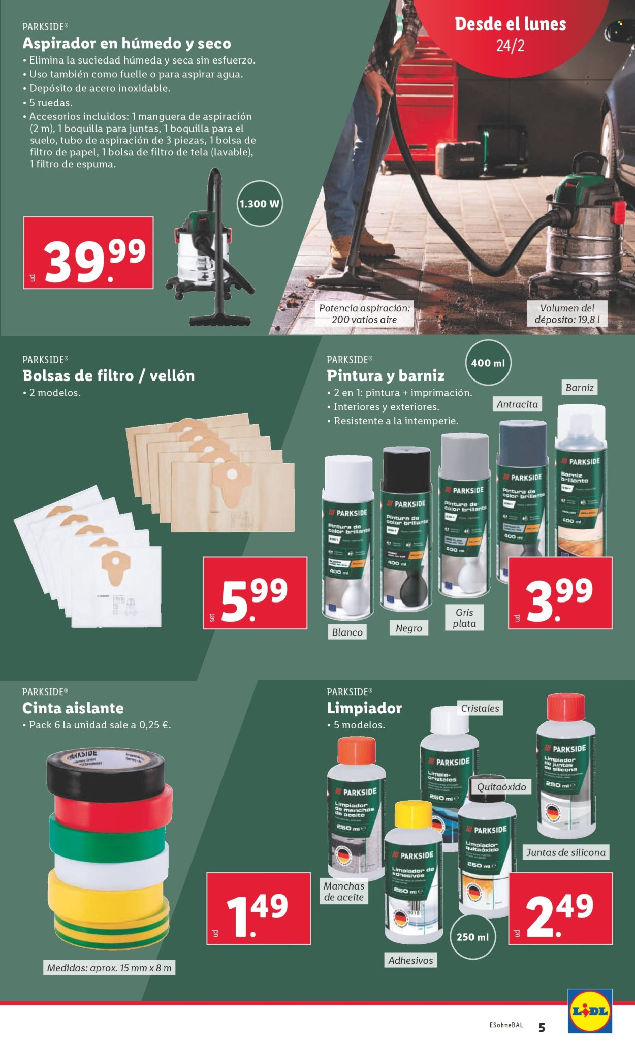 Folleto Lidl - 24/02/25 - 02/03/25. Página 5