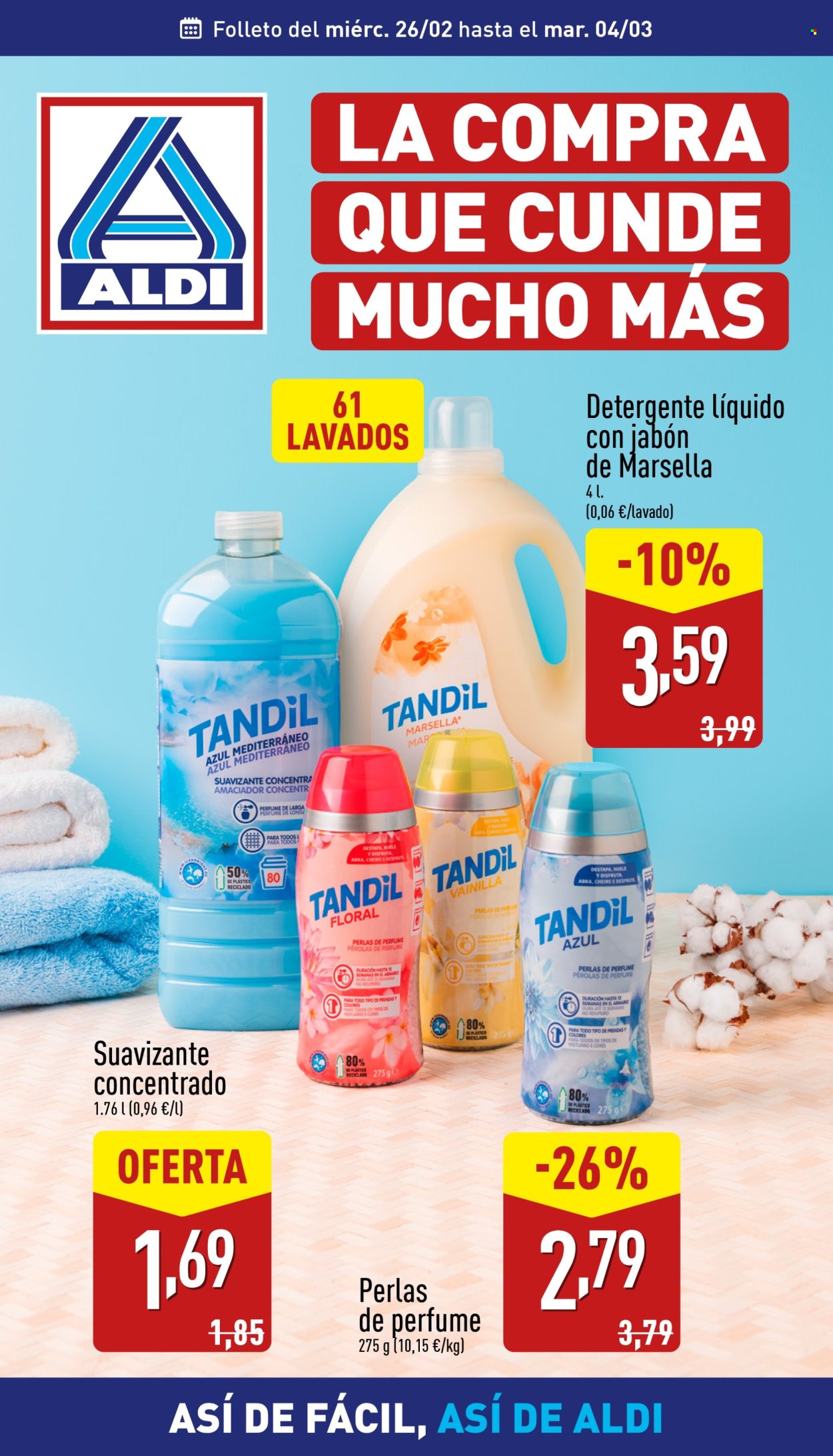 Folleto Aldi - 26/02/25 - 04/03/25. Página 1