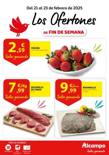 Folleto actual Alcampo - 21/02/25 - 23/02/25.